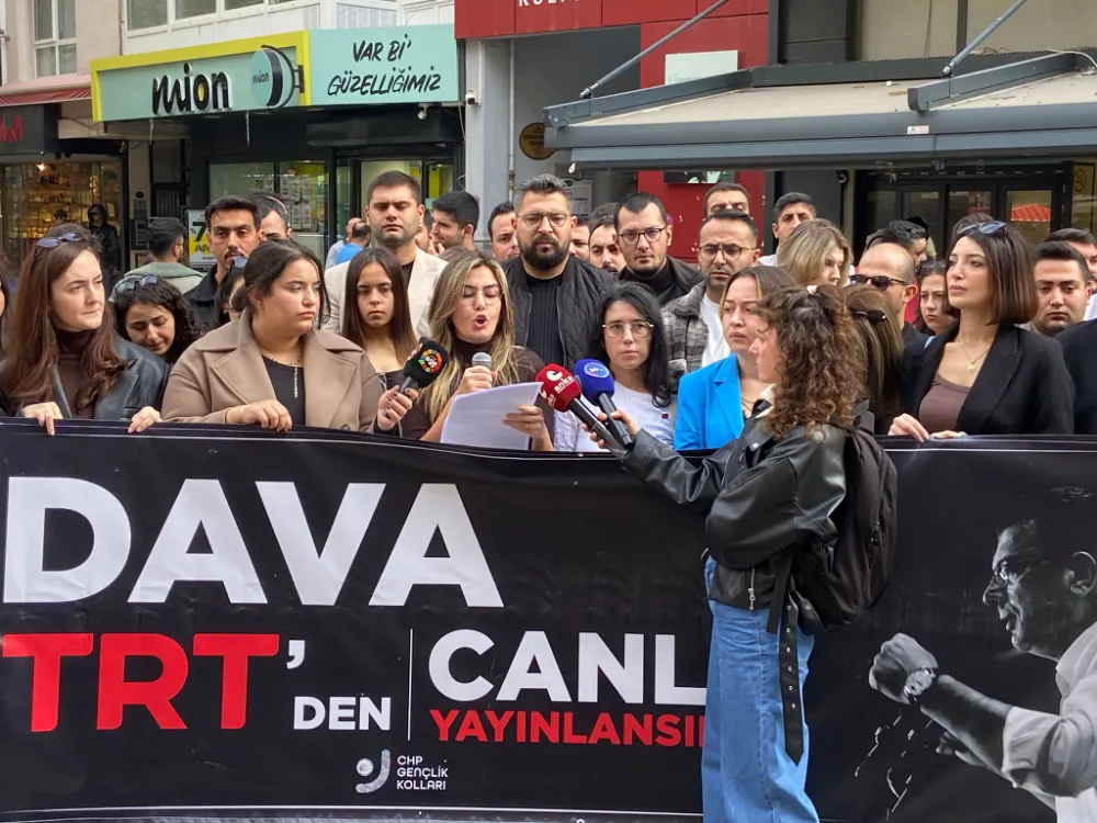 CHP Gençlik Kollarından “Dava TRT’den Canlı Yayınlansın” Çağrısı